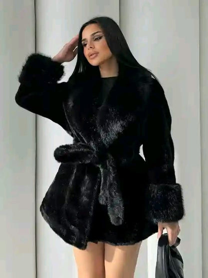 Veste fourreur stylée