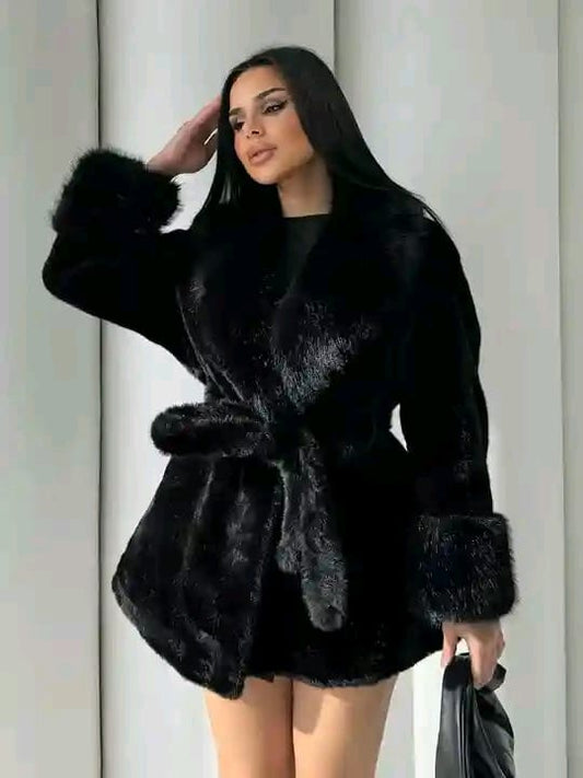 Veste fourreur stylée