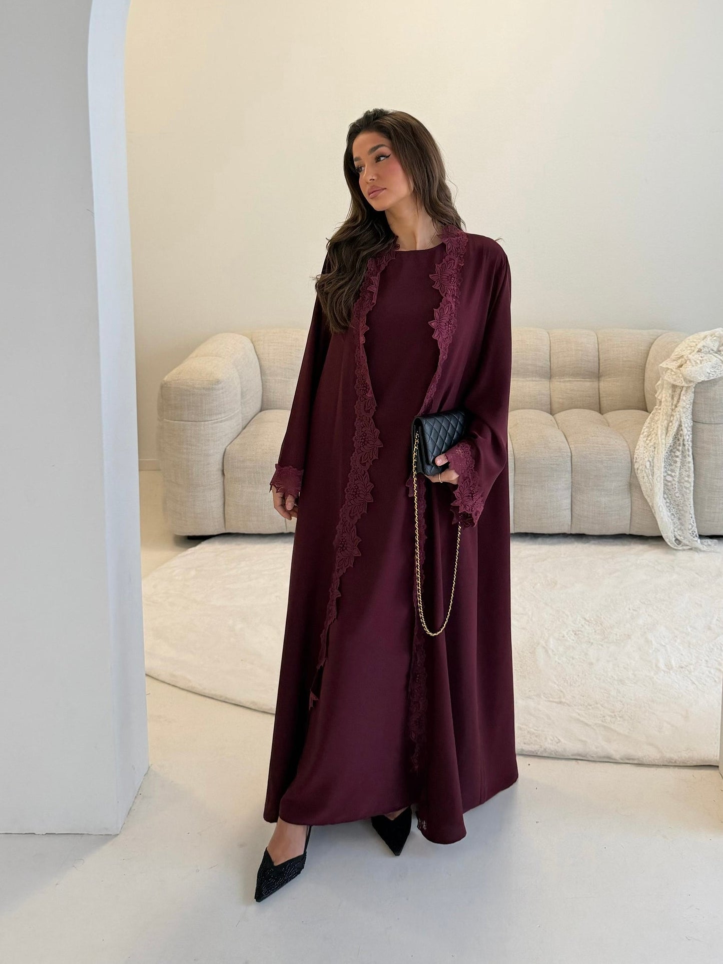 Abaya classy dentelle