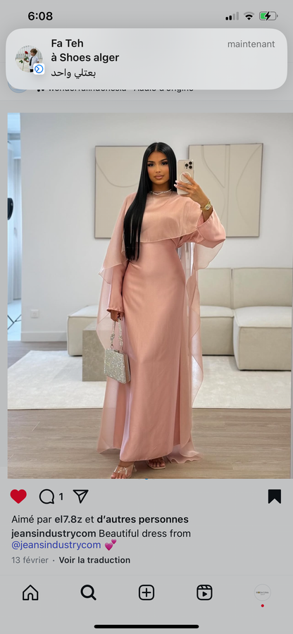 Robe Abaya Princesse 👑