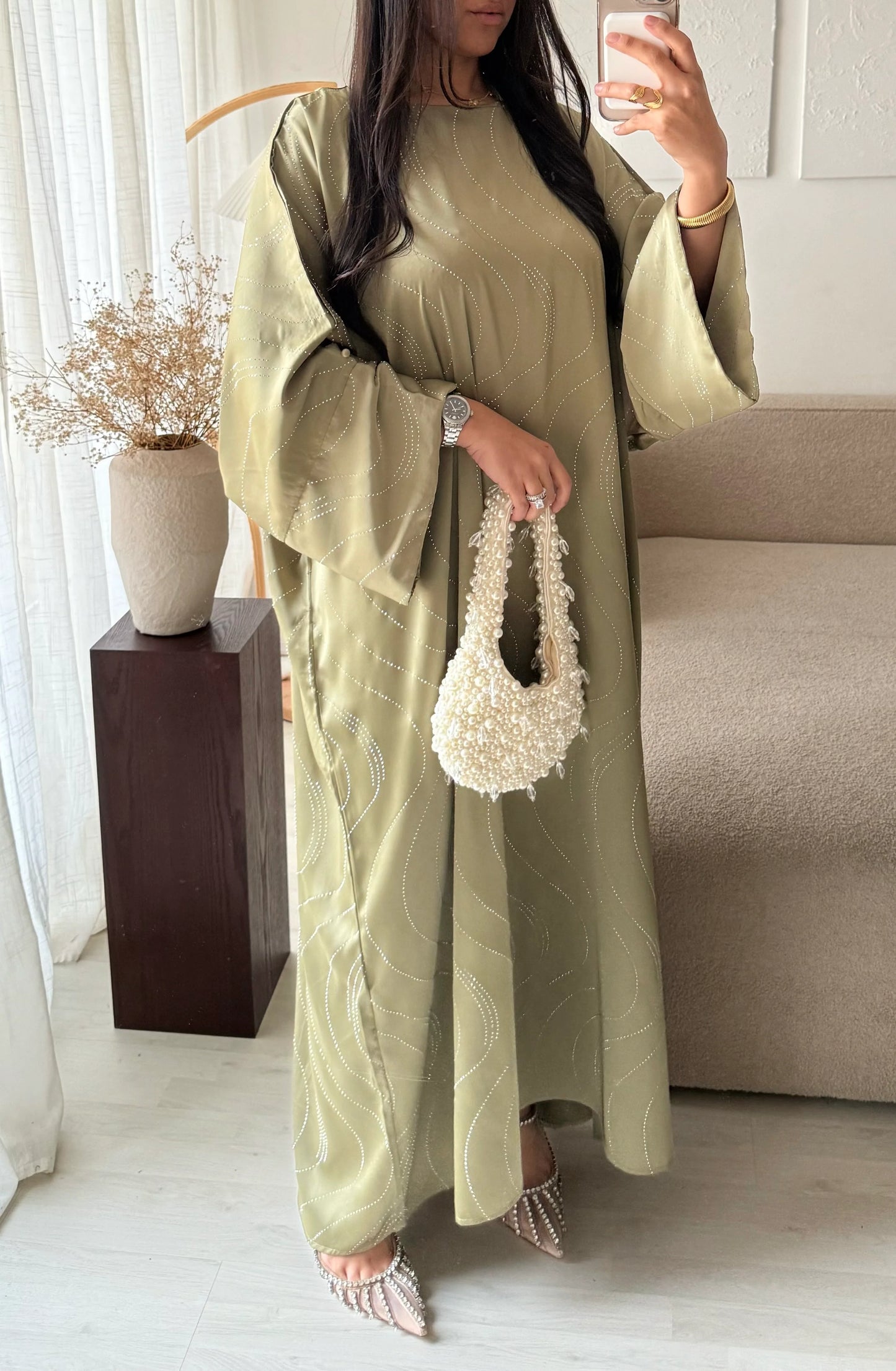 Robe abaya oversized Rayeur