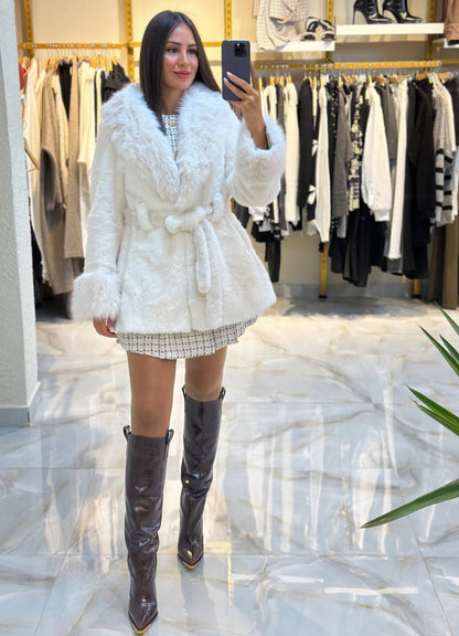 Veste fourreur stylée