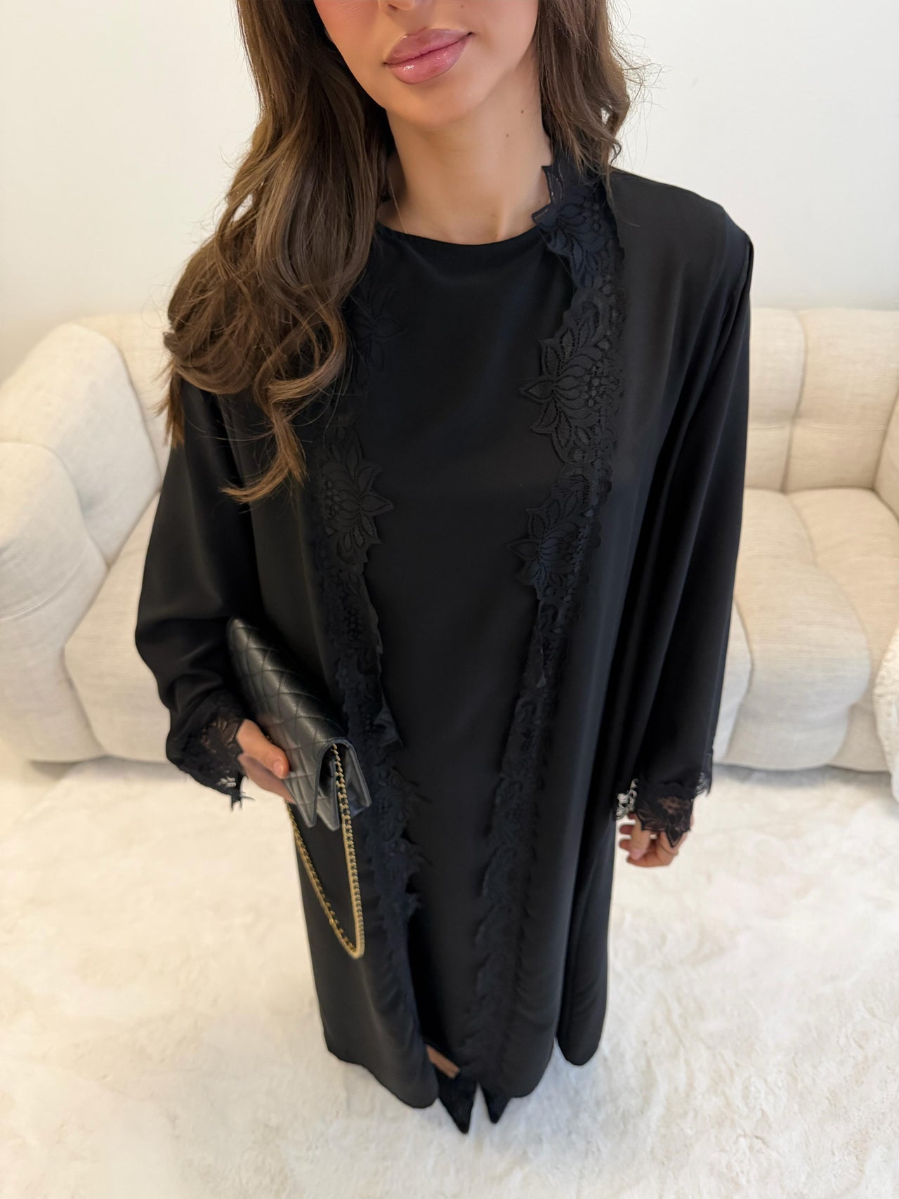 Abaya classy dentelle